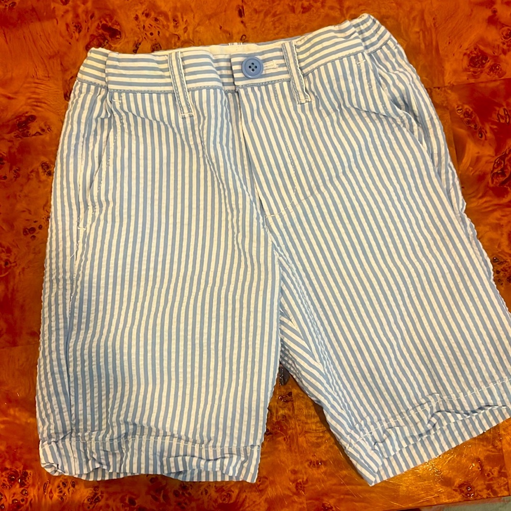Jcrew seersucker shorts size 6 boys